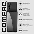 thumbnail image 3 of Compaq Q3, Smartphone, 6GB RAM, 128GB, Pantalla 6.5 HD+, Android 14, Cámara 13MP+5MP, Batería 3950mAh Desbloqueado, 3 of 9