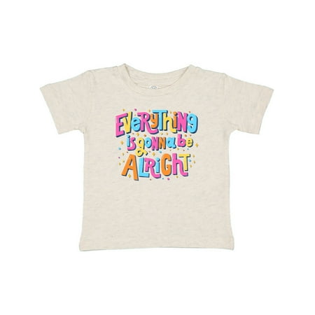 

Inktastic Everything is Gonna be Alright Inspirational Quote Gift Baby Boy or Baby Girl T-Shirt