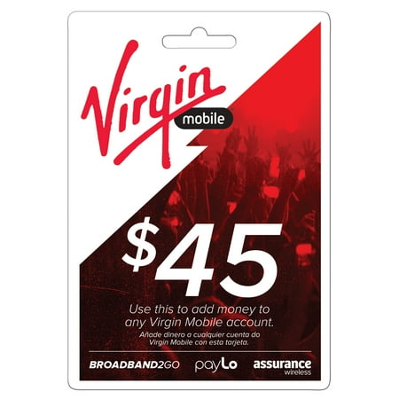Virgin Mobile $45 Top Up (Email Delivery)