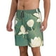 thumbnail image 2 of Balery Lotus Golden Line Traje de Baño Estilo Hawaiano para Hombre, Shorts de Secado Rápido con Bolsillos-Small, 2 of 6