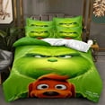 How_the_Grinch_Stole_Christmas Comforter Set 3 Piece Bedding Set