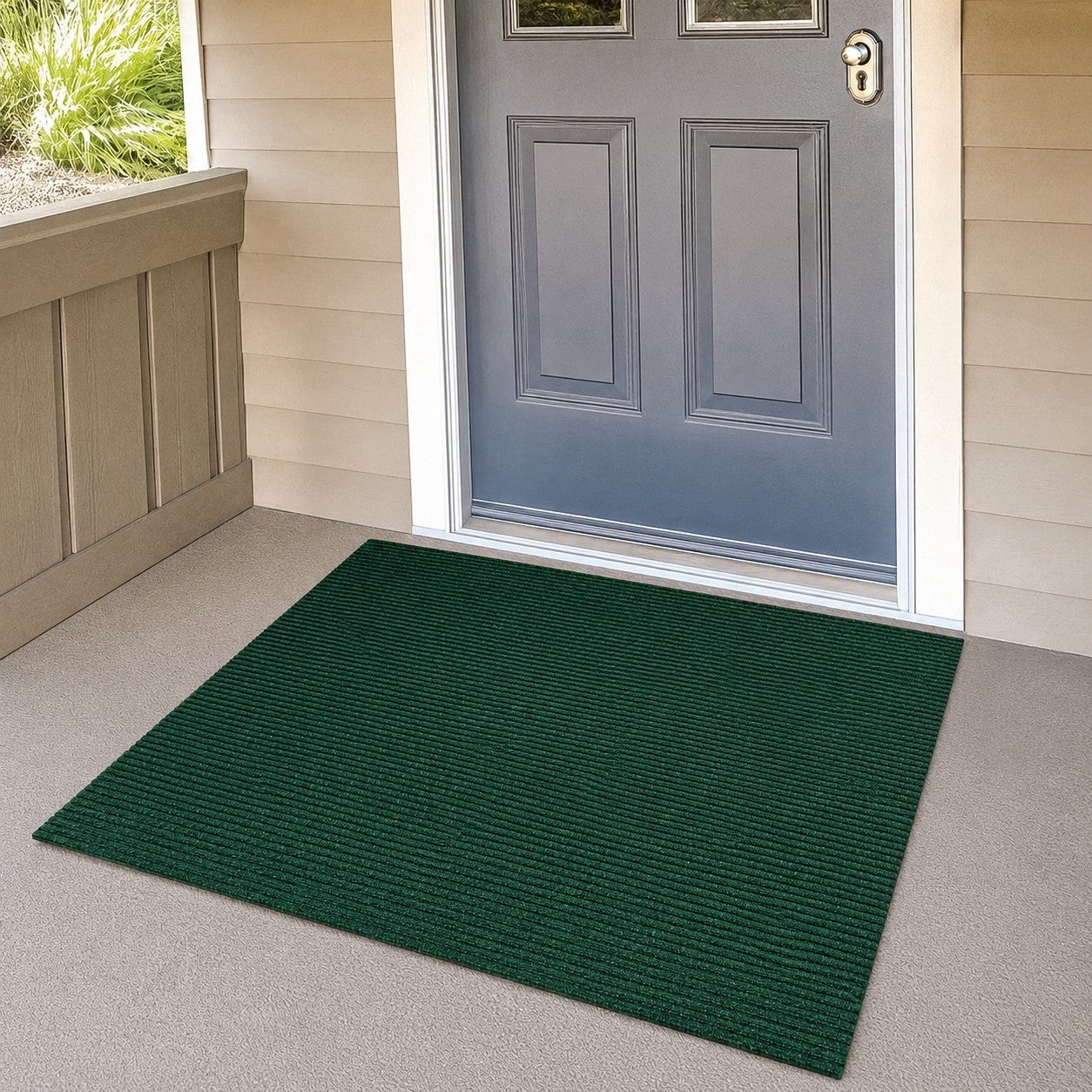 Walmart 5'x5' Indoor/Outdoor Non-Skid Mat, Heavy Duty, Durable for