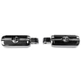 thumbnail image 3 of Krator Chrome Skull Foot Pegs Compatible with Yamaha FZ6R - 2009-2016 (Front Only), 3 of 4
