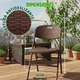 thumbnail image 4 of Silla Café Tipo Rattan Plegable Inmatmex 10pz Ideal Para Eventos, 4 of 10