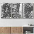 thumbnail image 2 of wall26 Framed Canvas Print Wall Art Swirling Black &amp; White Paint Strokes Abstract Shapes Digital Art Modern Bohemian Scenic Relax Multicolor for Living Room, Bedroom, Office - 16"x24"x3, 2 of 5