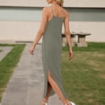 thumbnail image 4 of Adeawade Dresses For Girls Sleeveless Backless Pocket Loose Fit Beach Dress Summer Crewneck Dresses Versatile Wear M Light Gray, 4 of 6