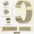 thumbnail image 2 of ALMNVO 20mm Stainless Steel Metal Milanese Loop Wristbands Compatible with Samsung Galaxy Watch 6 5 4 44mm 40mm/ Samsung Galaxy Watch 4 6 Classic 42mm 46mm 43mm 47mm/ samsung Galaxy watch 5 Pro 45mm, 2 of 13