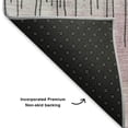 thumbnail image 5 of Addison Rugs Mayfield Premium Machine Washable Transitional Modern Pink Rectangle Rug, 9' x 12', 5 of 7