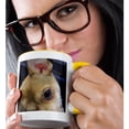 thumbnail image 2 of 3drose, Chihuahua Eye, 11oz Two-tone Yellow Mug, 2 of 6