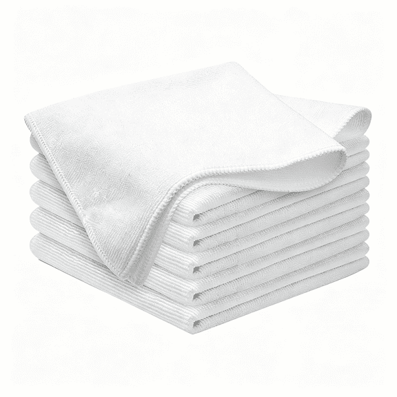 ACDANC 400 Gsm Premium Microfiber Cleaning Cloths,Ultra Absorbent Lint-Free Towels for Kitchen,Glass,Countertops,Stainless Steel,Car Care&Household Cleaning,Reusable Washable 12" X 12"