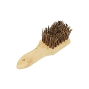 Excellante 8" palmyra bristles wok brush with wood handle, comes in each