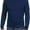 Navy, variant on ToBeInStyle Men's Thermal Long Sleeve Tops w/ Warm Fleece Inner Lining - Black - Medium