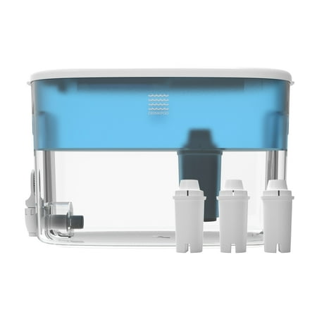 Drinkpod Dispenser Alkaline Water Filter pH Ionizer Countertop Water Purifier 2.4 Gallon Alkaline Water Dispenser pH Ionized Blue