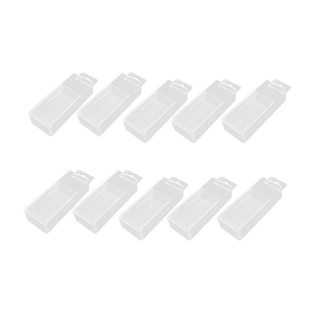 Caja de almacenamiento de 10 piezas para brocas, caja de herramientas, caja para brocas helicoidales telescópicas, caja para brocas rectangulares, caj 76 mm 13 mm