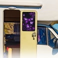 thumbnail image 2 of Psesaysky Purple Butterfly Floral RV Door Window Shade with Hook and Loop Fastener Foldable RV Window Cover Privacy Protection for Camper Trailer Decorative Accessories, 2 of 7