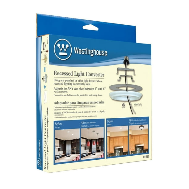 Recessed outlet light converter
