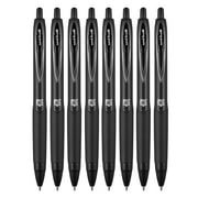 uniball™ 207 Plus+ Retractable Gel Pens, Medium Point (0.7mm), Black, 8 Pack