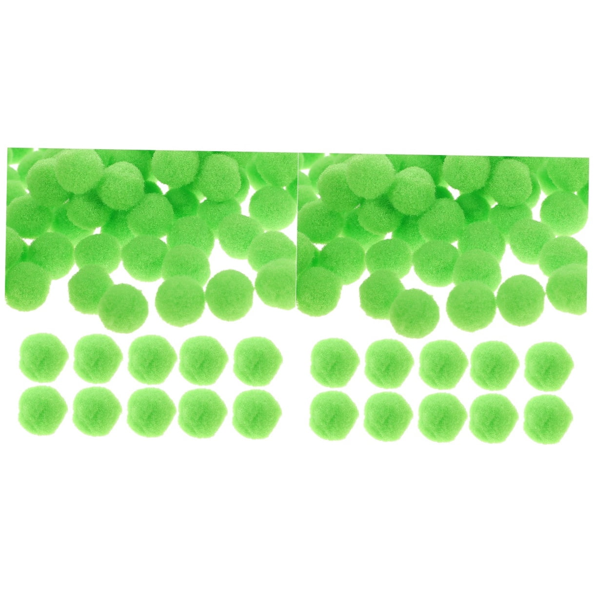 LABSERRON DIY Light Green Pom Poms for Clothing and Headwear Decor 4000Pcs
