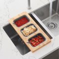 thumbnail image 2 of Over the Sink Serving Board with 3 Containers, 2 of 9