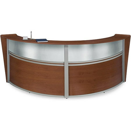 OFM Marque Plexi Reception Station, Cherry