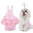 thumbnail image 3 of Pantalones para mascotas con lunares, algodón transpirable, pantalones de algodón con lunares para mascotas, pantalones con tirantes para mascotas, fiel a su promesa, 3 of 12