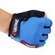 thumbnail image 4 of 2014 NUEVO azul negro ciclismo bicicleta medio dedo guantes de silicona tamaño M-73307.07 Likrtyny Para estrenar, 4 of 6