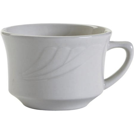 

Sonoma 3.63 in. Embossed Plate Short Cup - Porcelain White - 3 Dozen