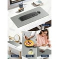 thumbnail image 4 of Miroddi Desk Pad Protector, Office PU Leather Mouse Mat, 31.5 x 15.7, Waterproof & Non-Slip Base Large Mouse Pad for Home, Grey, 4 of 8