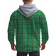 thumbnail image 4 of Ceisia Men's Loose Hooded Flannel Tartan Jacket Buttoned Pocket Long Sleeve Casual Gift Outerwear, 4 of 9