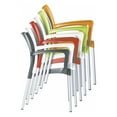 thumbnail image 4 of Compamia Dolce Fauteuil d'Extérieur en Résine, Orange, 4 of 11