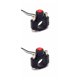 thumbnail image 2 of Riwesomey Botón de interruptor de motocicleta de buen aspecto para una amplia compatibilidad, interruptor de retroadaptación de piezas de negro 2piezas, 2 of 6