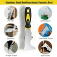 thumbnail image 4 of 5 PCS Stainless Steel Putty Knife Set Include 4 Paint Scrapers and 1 Multi Scraper Tool, Paint Scraper Tool for Drywall Decals (1.5" 3" 4" 6" 10"), 4 of 7