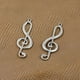 thumbnail image 3 of 10 Colgantes de Collar con Símbolo de Nota Musical de Plata , Accesorios de Joyería DIY, 3 of 7