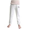 thumbnail image 2 of Spazoro Child Kids Girls Sweatpants, Casual Cute Print Fall Winter Loose Pants for Little Girls White Size 3 T, 2 of 5