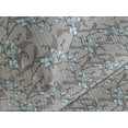 thumbnail image 3 of Ambesonne Floral Quilted Coverlet 2 Pcs, Petals and Leafy Branches, Twin Size, Warm Taupe Soft Blue, 3 of 4