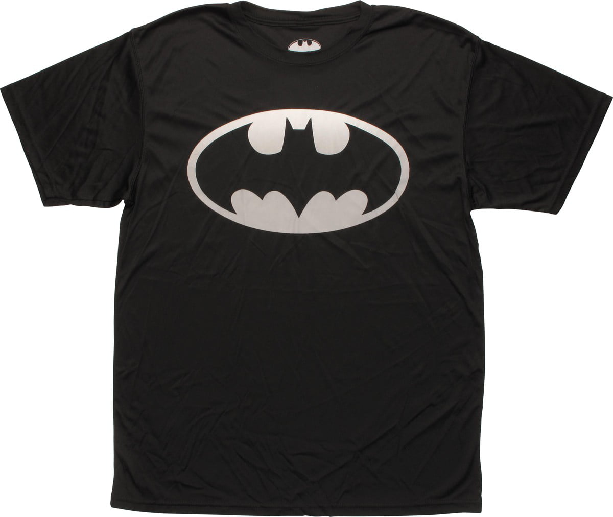 Batman Gray Classic Logo Polyester T-Shirt - Walmart.com