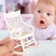 thumbnail image 3 of 1/12 modelo de silla mecedora de madera en miniatura (blanco), 3 of 8