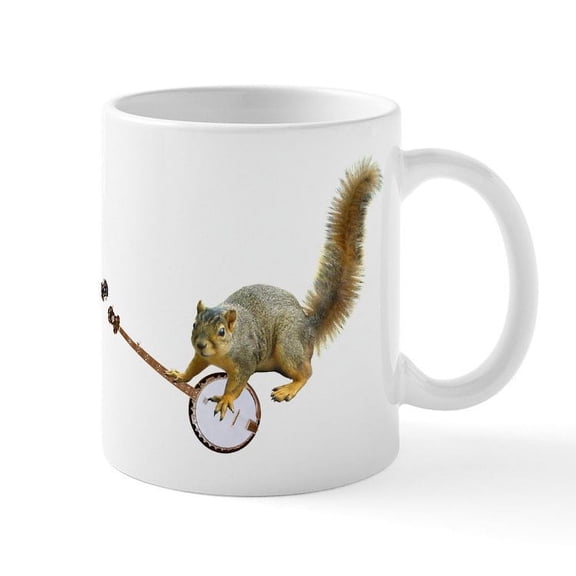 CafePress - Squirrel Jam Mug - 11 oz Ceramic Mug - Novelty Coffee Tea Cup