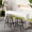 Gray, variant on Stoog 28" Outdoor Bar Stools Set of 2, All Weather Garden Adirondack Counter Height Stools with 400 lbs Weight Capacity for Patio, Deck, Garden, Black
