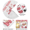 thumbnail image 2 of FMSHPON Valentine's Day Valentine's Day Cute Gnome Xmas Christmas Tree Skirt Stand Mat for Holiday Party Decoration Indoor Outdoor 48 inches, 2 of 6