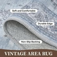 thumbnail image 4 of D Boho Area Rug for Living Room Machine Washable Rug Non Slip Carpet Soft Living Room Rug Room Decor Rugs for Bedroom Kids Playroom, 4 of 7