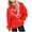Red, variant on Hoddies Kids Red Pullover Hoodie Casual Long Sleeve Classic Hoodie Warm Fall Winter Clothes Girls Sweatshirts Size 8-10 Years