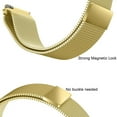 thumbnail image 3 of Mignova For Fitbit Versa 2 / Versa Bands,Men's Women's Milanese Loop Stainless Steel Mesh Replacement Watch Band For Fitbit Versa 2 / Versa(Gold), 3 of 4