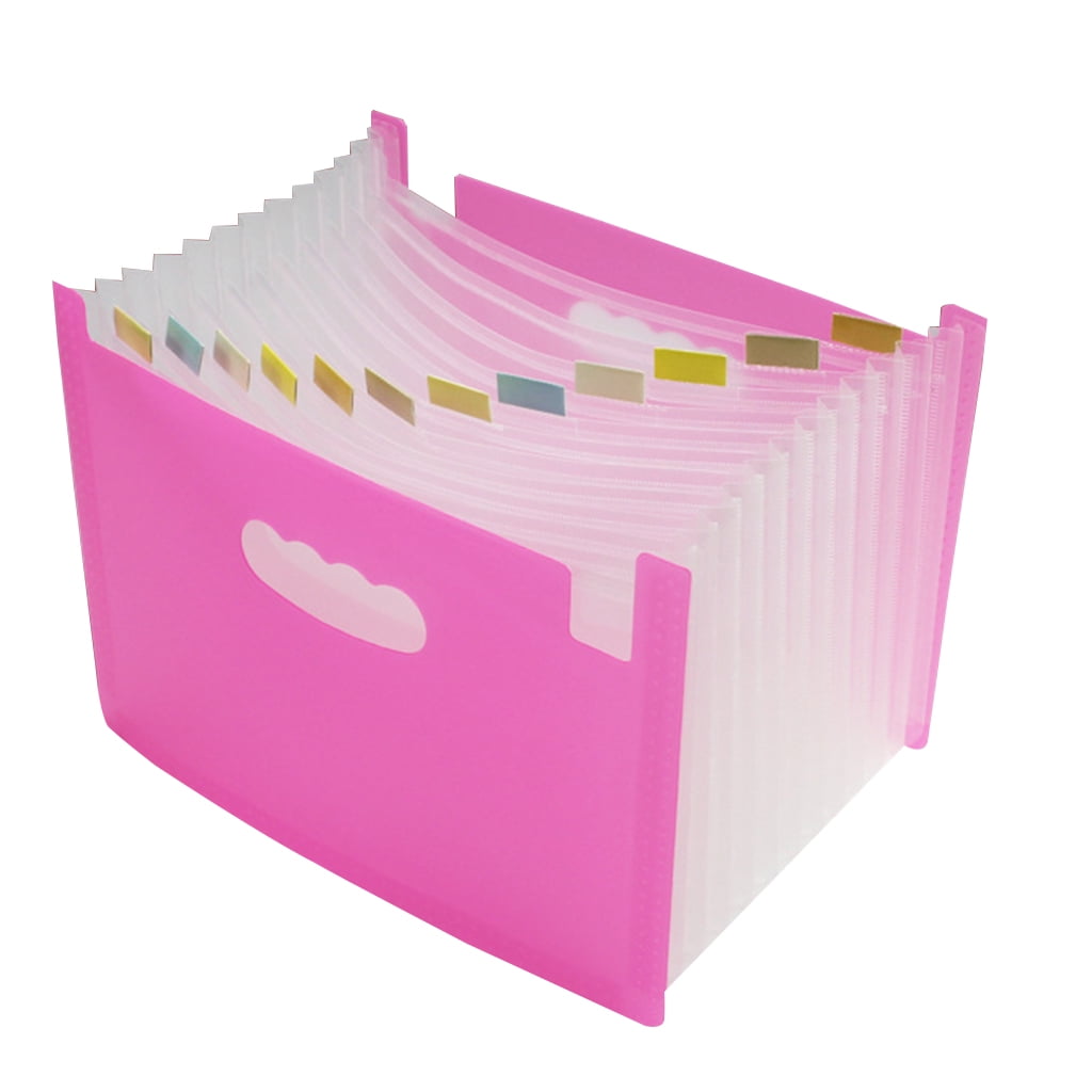 Multi-purpose Standing Document Folder Expandable A4 File Folder with Index Tabs