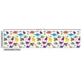 thumbnail image 3 of Ambesonne Cartoon Fabric by the Yard Upholstery, Colorful Funny Dinosaurs, 1 Yard, White and Multicolor, 3 of 5