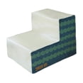 thumbnail image 2 of DOLITY Dog Stairs 2 Step Sturdy Puppy Ramp High Density Sponge for Older Dogs, Cats green, 2 of 9
