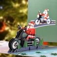 thumbnail image 4 of Tarjeta emergente de Feliz Navidad hecha a mano, tarjetas de felicitación emergentes 3D hechas a mano para Navidad, tarjetas de Navidad emergentes, 4 of 6