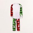 thumbnail image 4 of Conjunto de ropa de dormir con estampado de árbol de Navidad y pantalones superiores de manga raglán familiar, 4 of 9