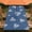 Denim Hearts, variant on ARTSLION Waterproof Fitted Rectangle Tablecloth With Elastic Edge, Wipeable Table Cover For 6 Ft Tables With Umbrella Hole, Perfect For Outdoor Picnic & Camping,30x72 In,Neutral Chevron