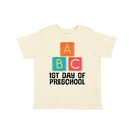 

Inktastic 1st Day of Preschool Gift Toddler Boy or Toddler Girl T-Shirt